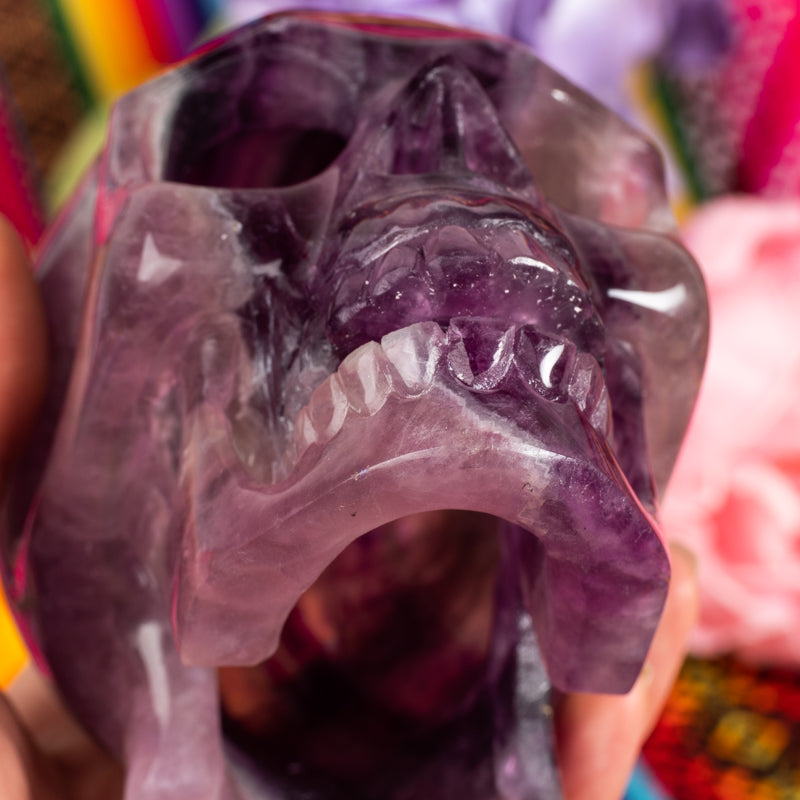 Fluorite Skull Crystal Skull Aquarius