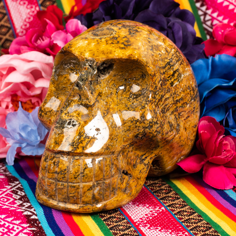 Ocean Jasper Skull Crystal Skull Crystal Magic