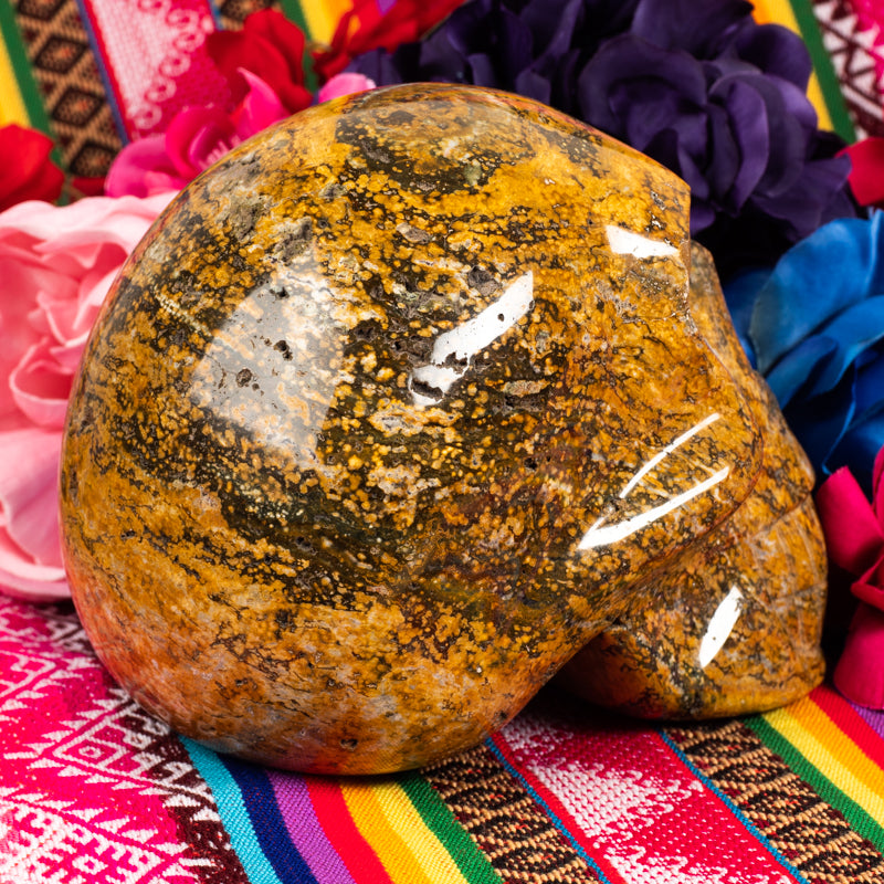 Ocean Jasper Skull Crystal Skull Crystal Magic