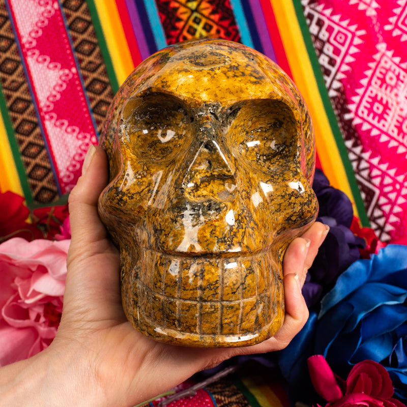 Ocean Jasper Skull Crystal Skull Crystal Magic