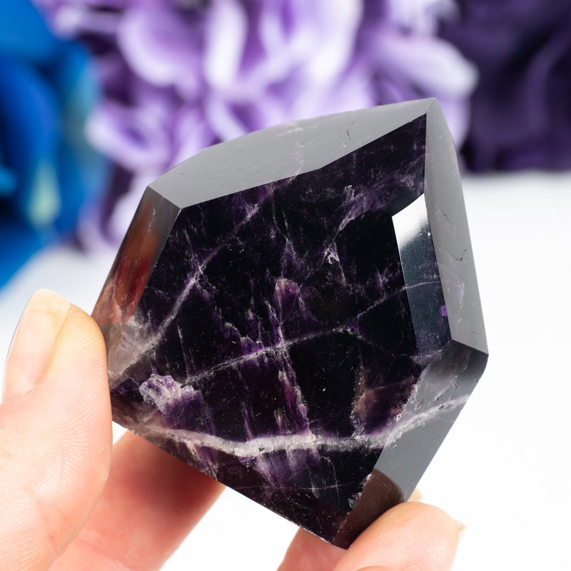 Dark Amethyst Natural Point Crystal Point Aquarius