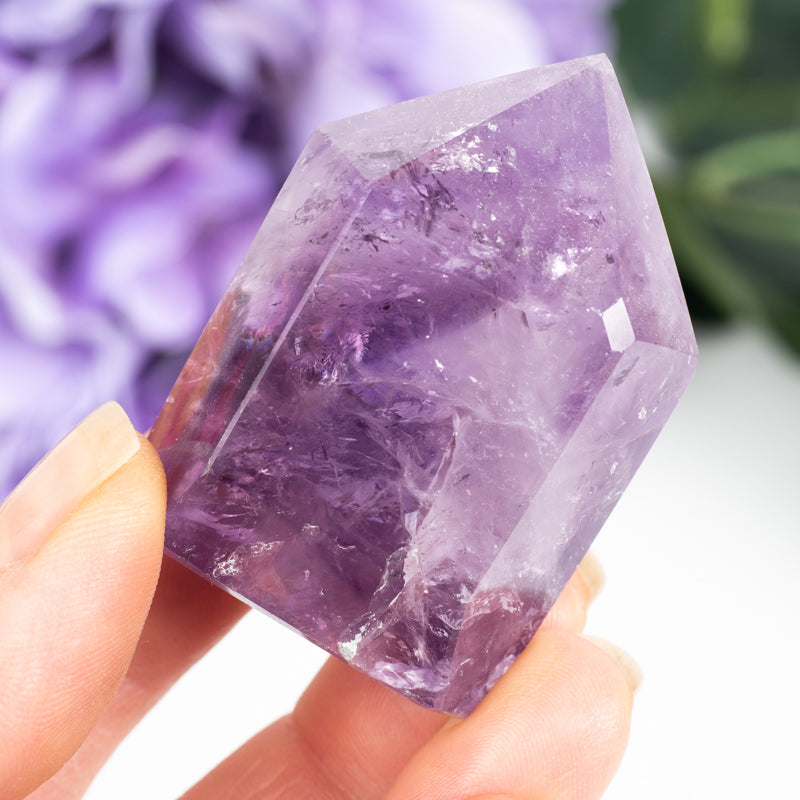 Amethyst Natural Point Crystal Point Aquarius