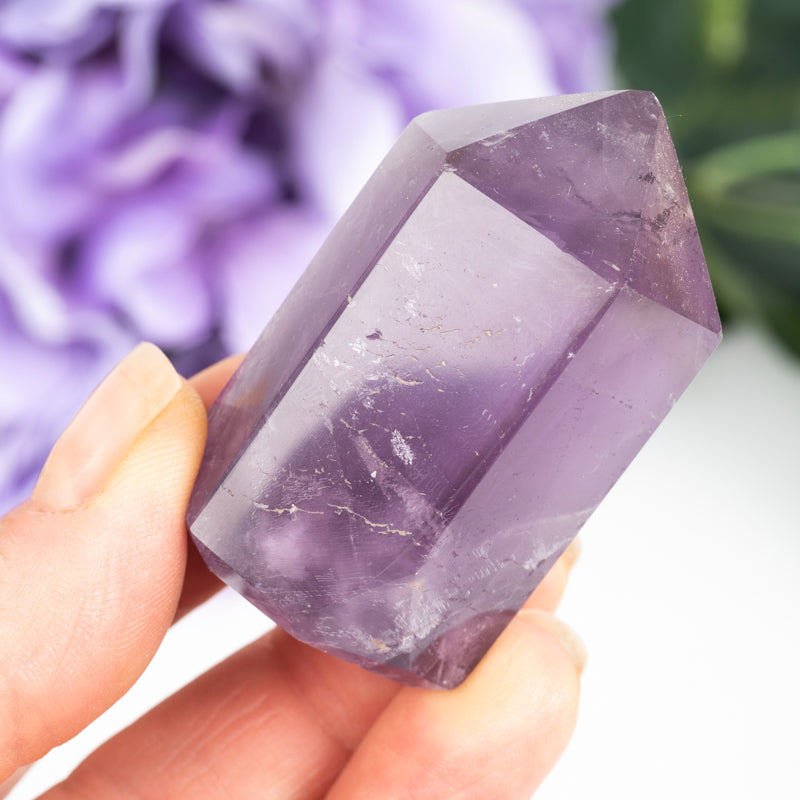 Amethyst Natural Point Crystal Point Aquarius