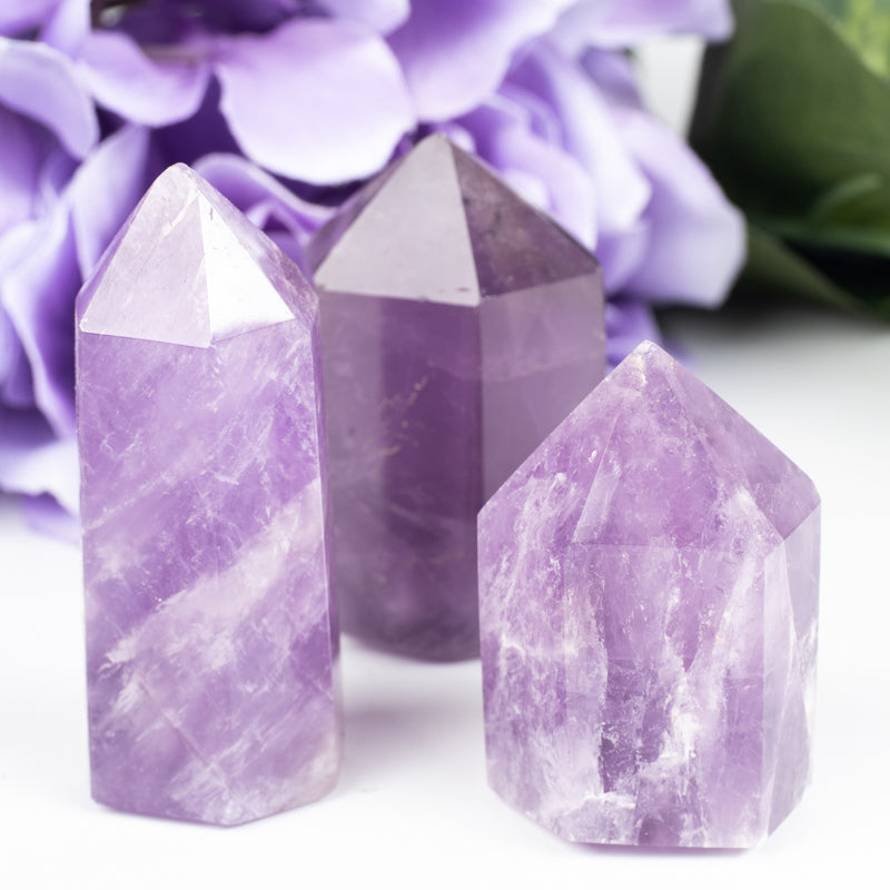 Amethyst Natural Point Crystal Point Aquarius