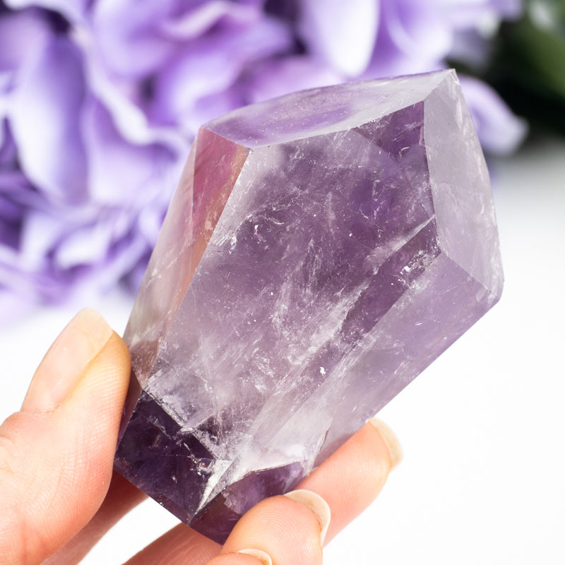 Amethyst Natural Point Crystal Point Aquarius Medium