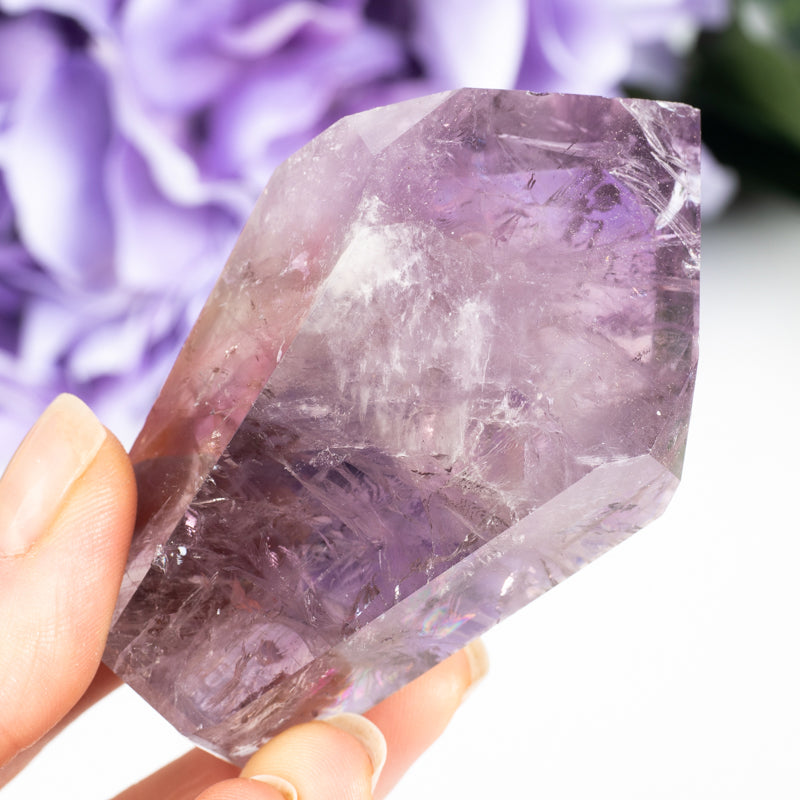 Amethyst Natural Point Crystal Point Aquarius