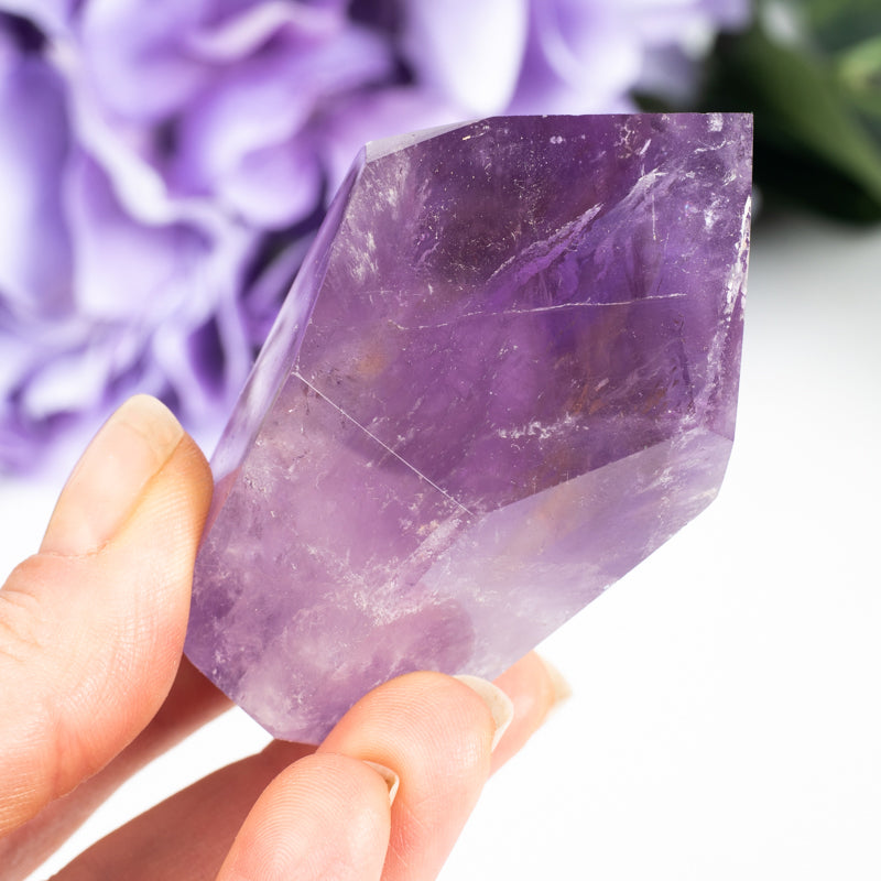 Amethyst Natural Point Crystal Point Aquarius