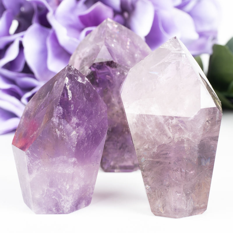 Amethyst Natural Point Crystal Point Aquarius