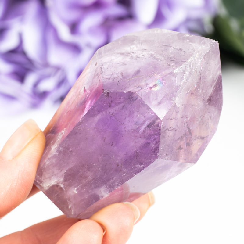 Amethyst Natural Point Crystal Point Aquarius