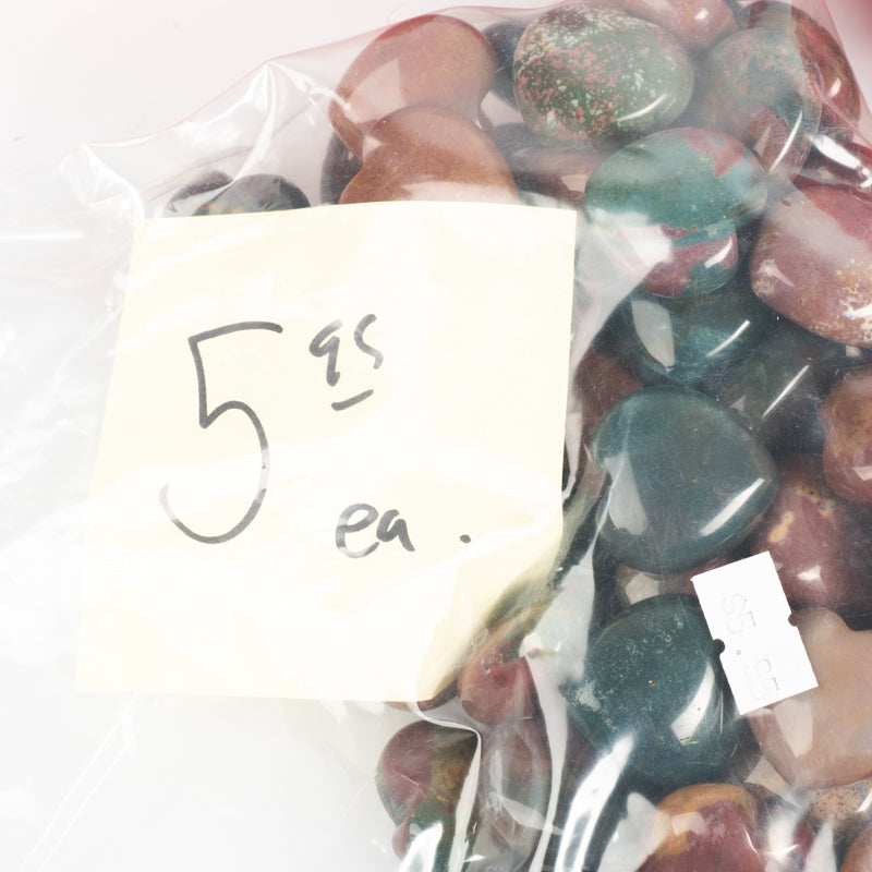 Bloodstone Heart Crystal Heart Aries