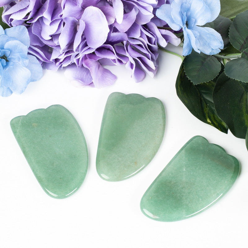 Green Aventurine Gua Sha Stone Body Care: Massage Roller Crystal Magic