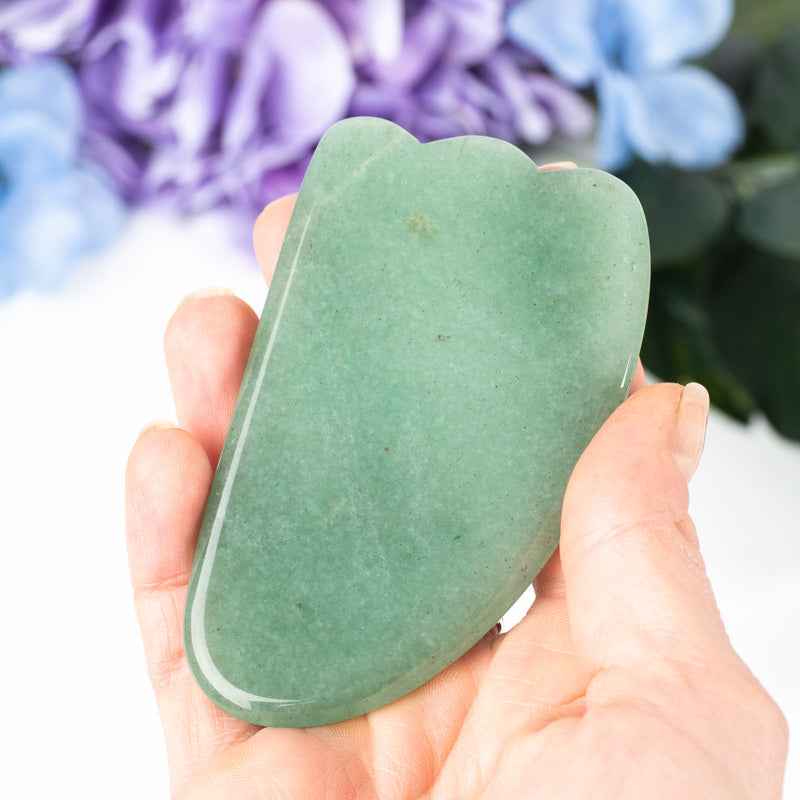 Green Aventurine Gua Sha Stone Body Care: Massage Roller Crystal Magic 