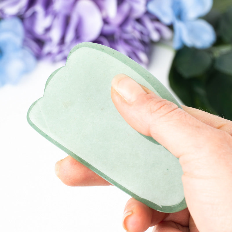 Green Aventurine Gua Sha Stone Body Care: Massage Roller Crystal Magic