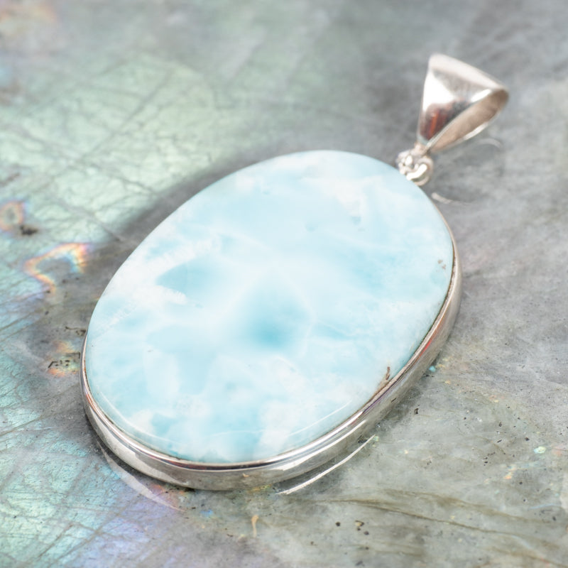 Larimar Pendant Jewelry: Pendant Starborn Creations