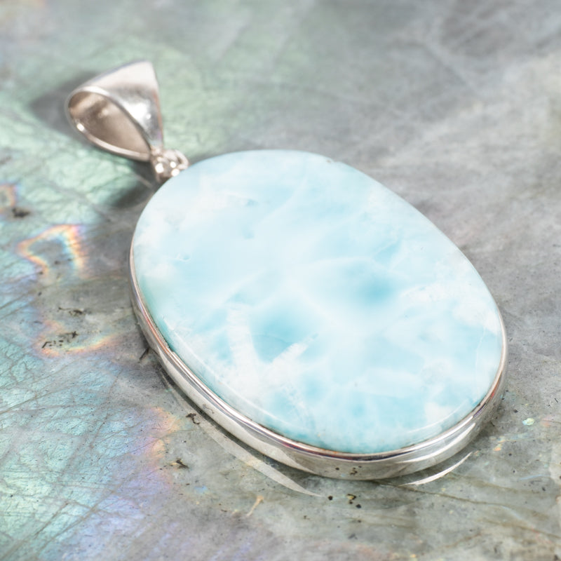Larimar Pendant Jewelry: Pendant Starborn Creations