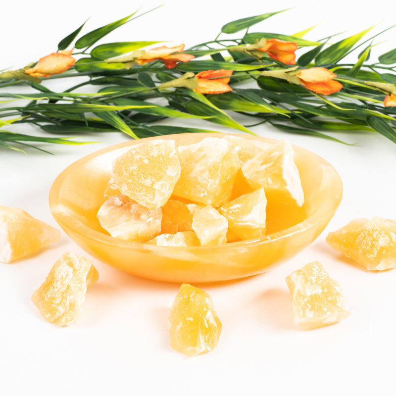 Raw Orange Calcite Crystal Chunk Crystal Magic