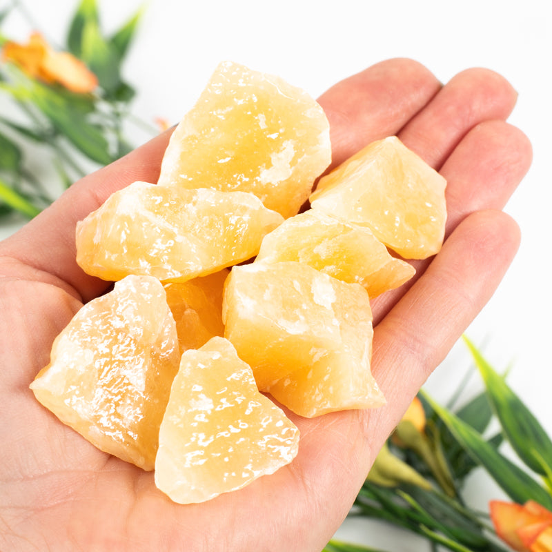 Raw Orange Calcite Crystal Chunk Crystal Magic