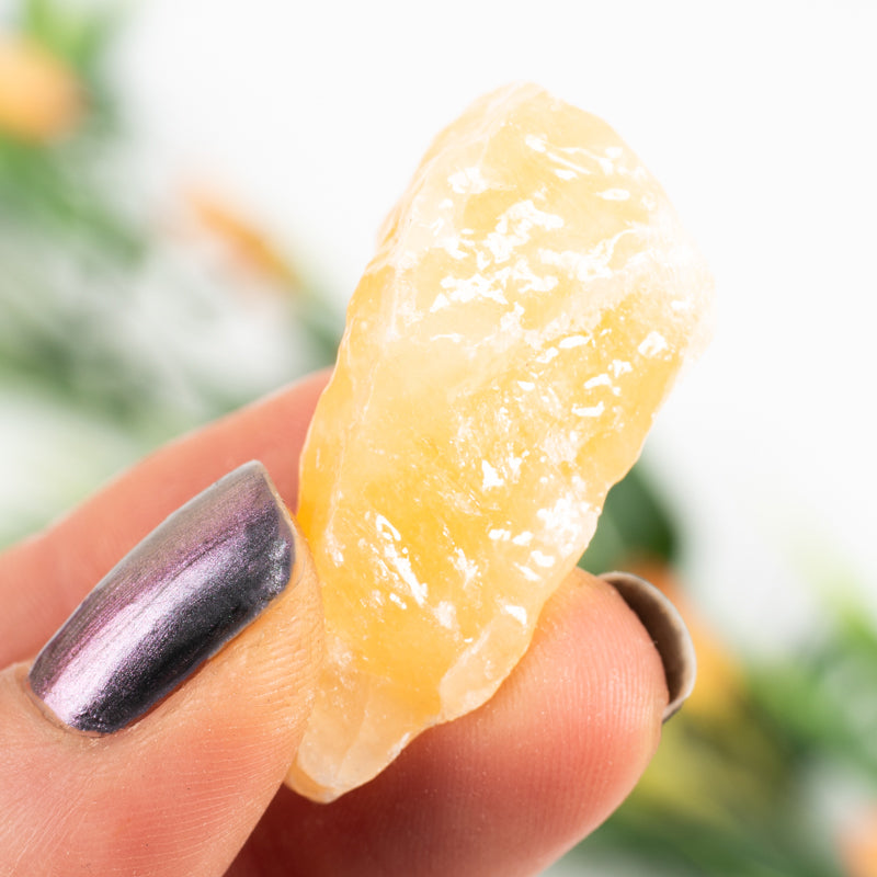 Raw Orange Calcite Crystal Chunk Crystal Magic