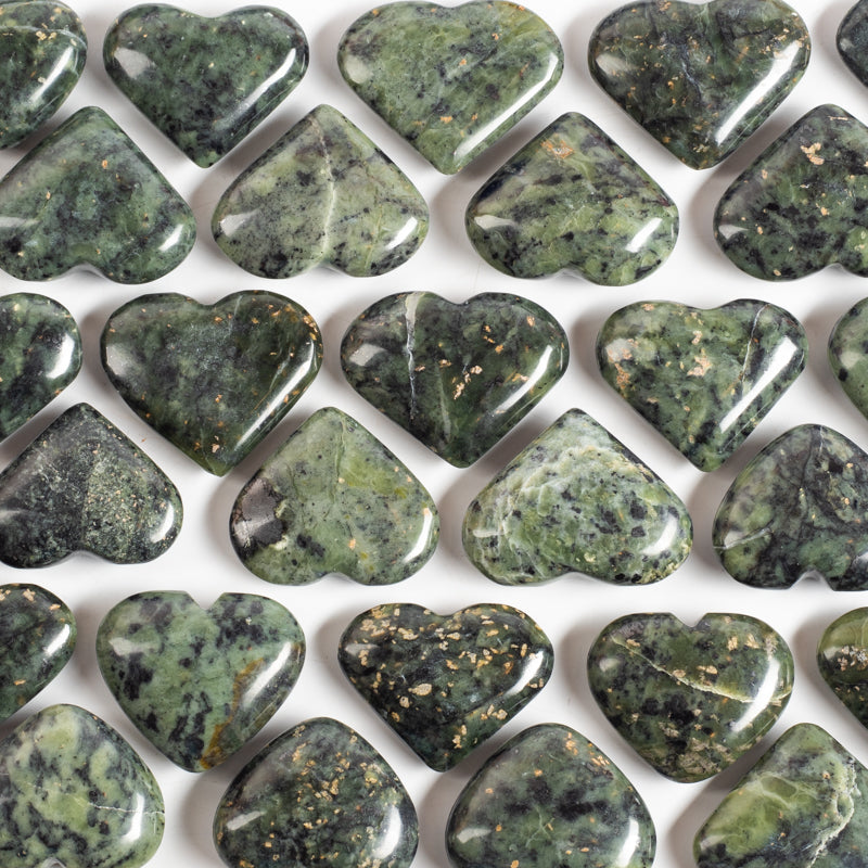 Jade Heart Crystal Heart Crystal Magic