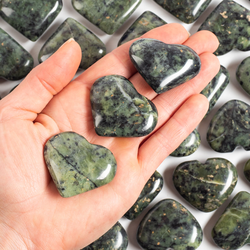 Jade Heart Crystal Heart Crystal Magic