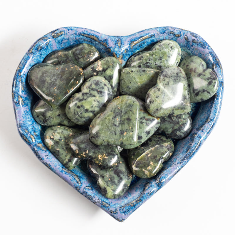 Jade Heart Crystal Heart Crystal Magic