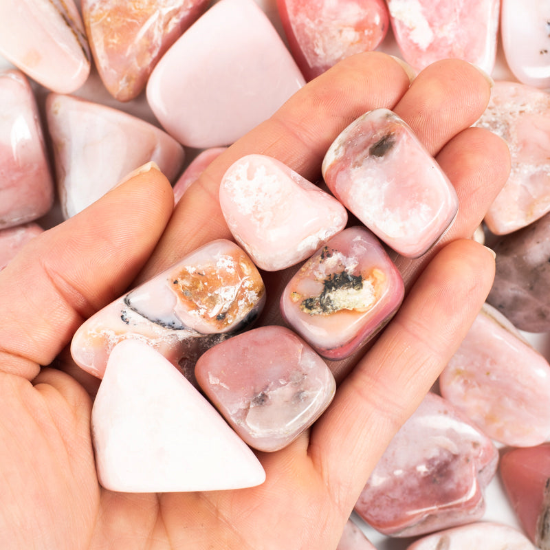 Pink Opal Tumbled Crystal Tumbled Crystal Magic