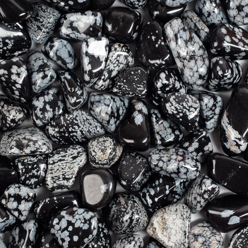 Snowflake Obsidian Tumbled Crystal Tumbled Crystal Magic