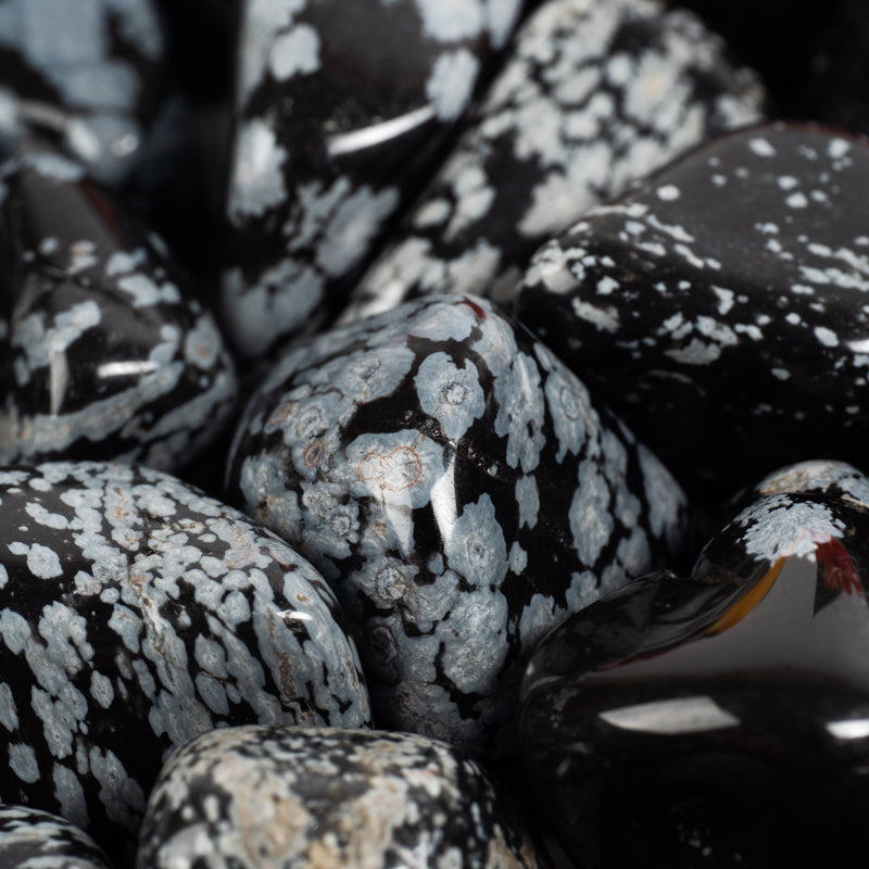 Snowflake Obsidian Tumbled Crystal Tumbled Crystal Magic