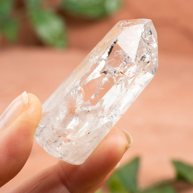 Crackle Quartz Hand-Carved Point Crystal Point Crystal Magic