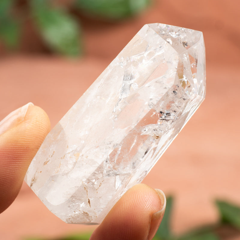 Crackle Quartz Hand-Carved Point Crystal Point Crystal Magic