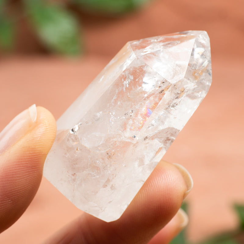 Crackle Quartz Hand-Carved Point Crystal Point Crystal Magic