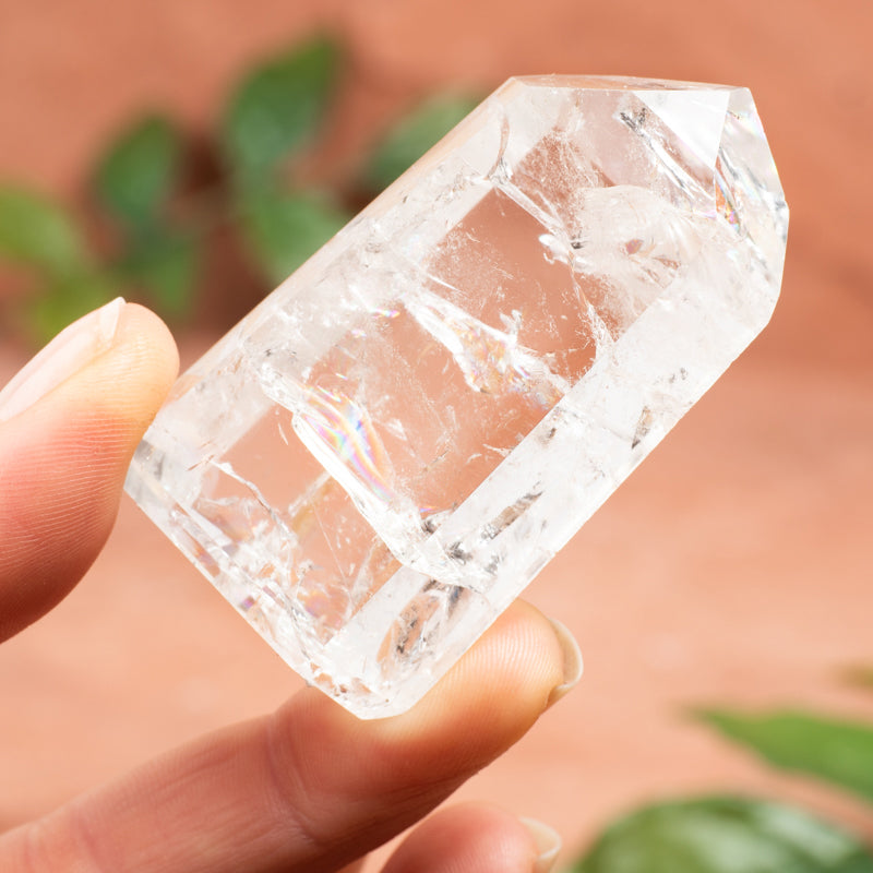 Crackle Quartz Hand-Carved Point Crystal Point Crystal Magic
