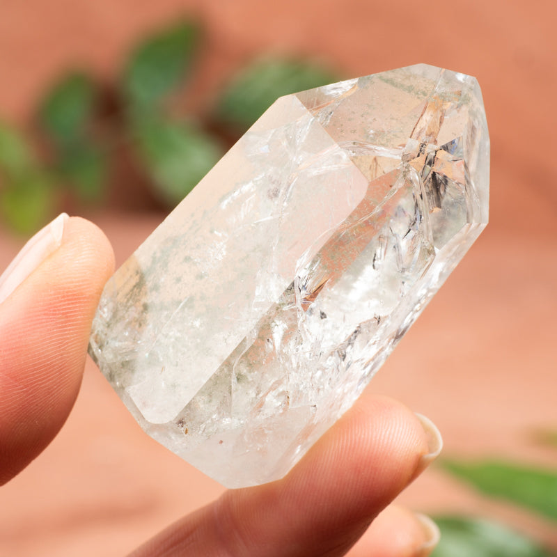 Crackle Quartz Hand-Carved Point Crystal Point Crystal Magic
