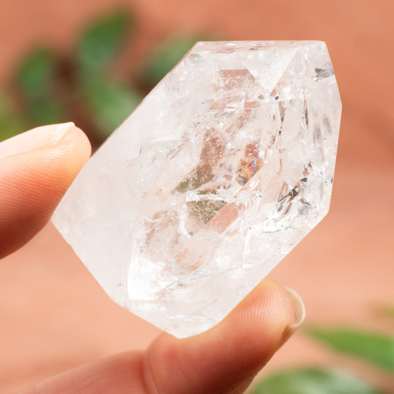 Crackle Quartz Hand-Carved Point Crystal Point Crystal Magic