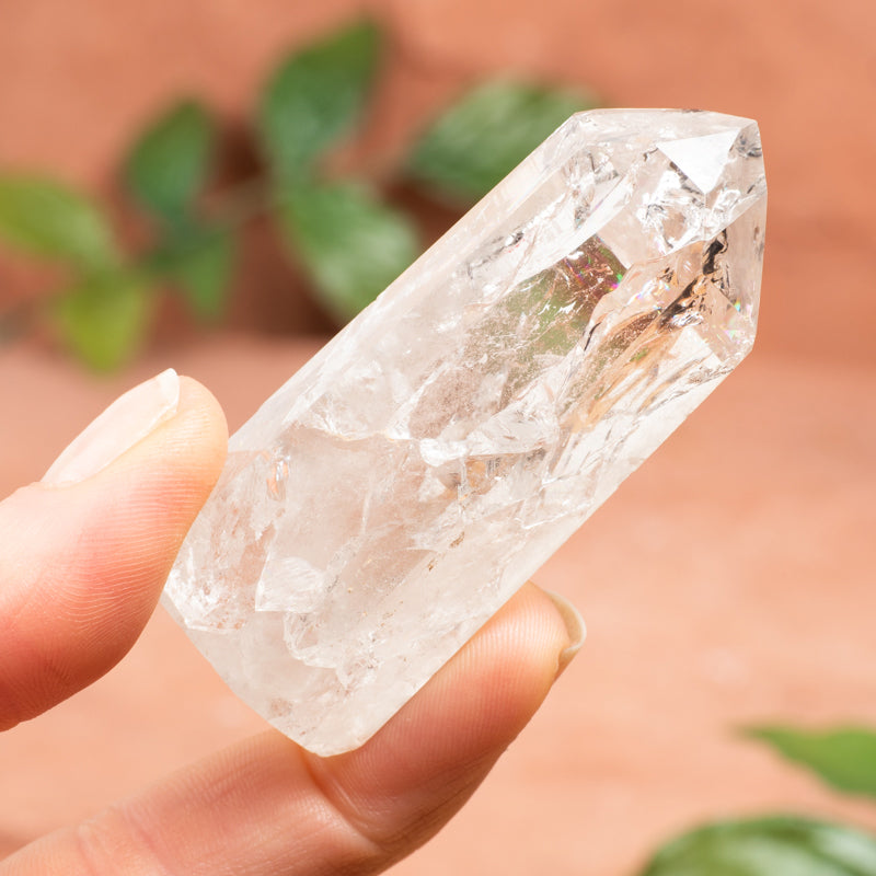 Crackle Quartz Hand-Carved Point Crystal Point Crystal Magic
