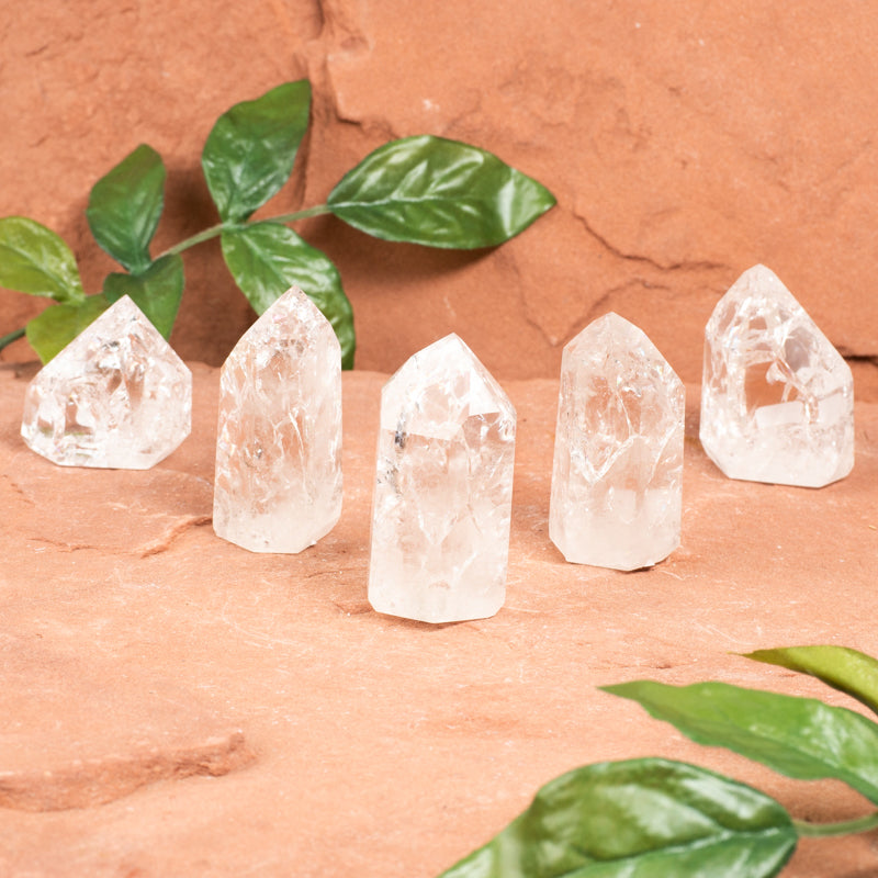 Crackle Quartz Hand-Carved Point Crystal Point Crystal Magic
