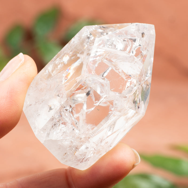 Crackle Quartz Hand-Carved Point Crystal Point Crystal Magic