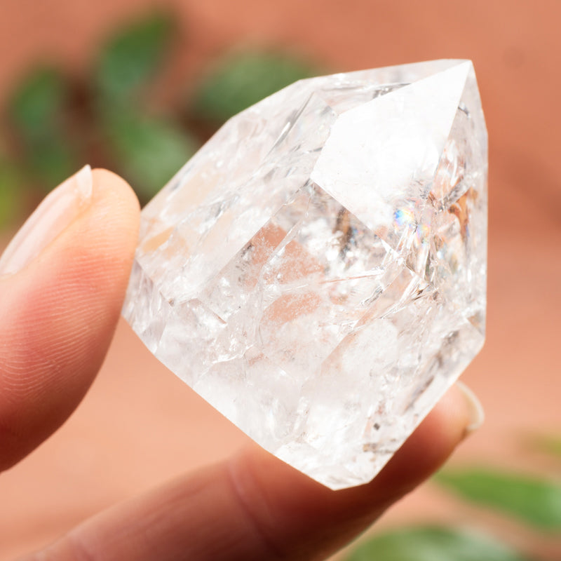 Crackle Quartz Hand-Carved Point Crystal Point Crystal Magic