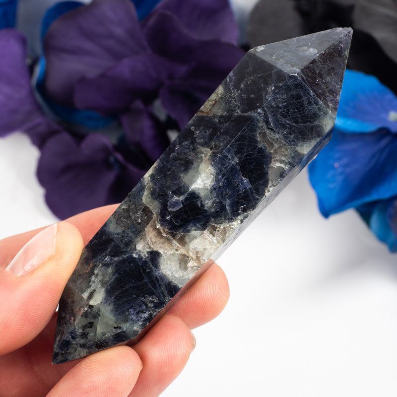 Double Terminated Iolite Point Crystal Point Crystal Magic