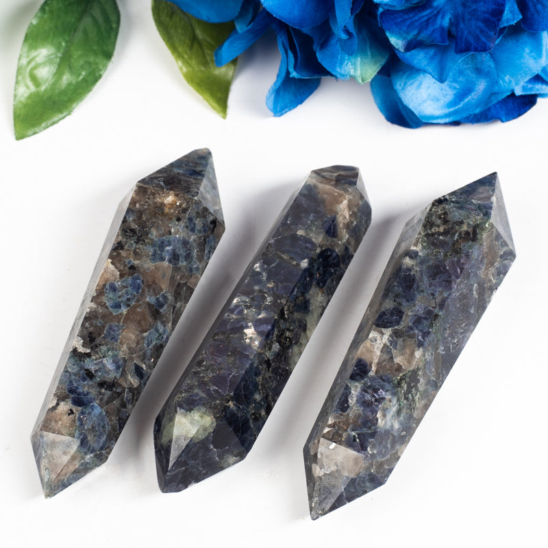 Double Terminated Iolite Point Crystal Point Crystal Magic