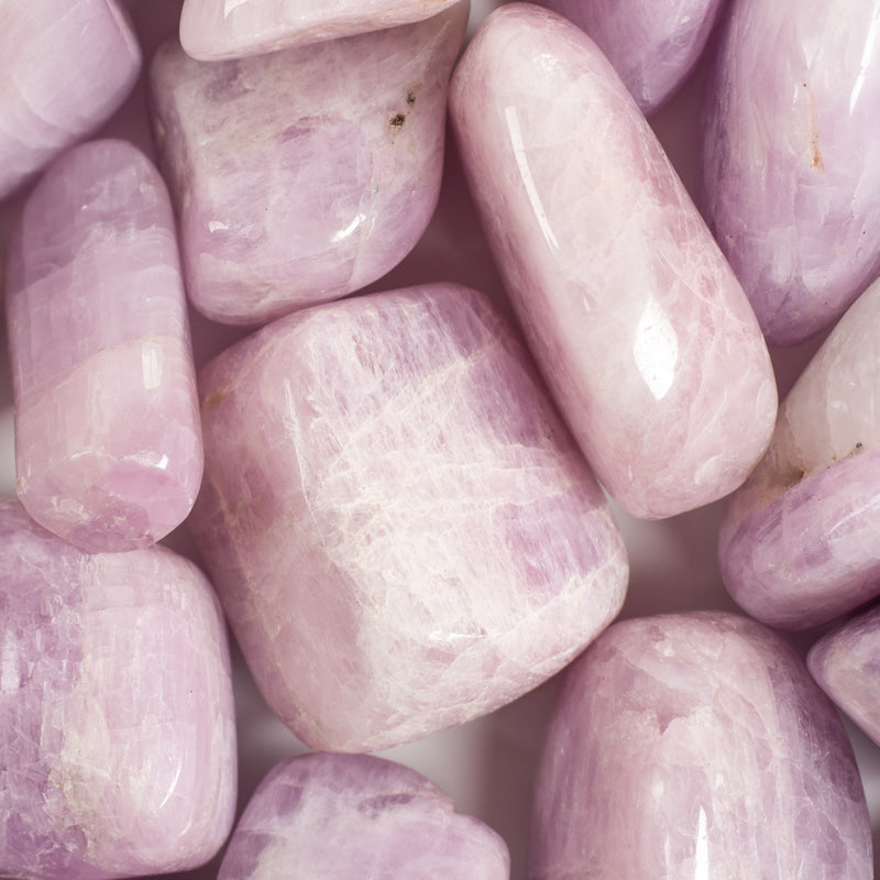 Kunzite Tumbled Crystal Tumbled Aries