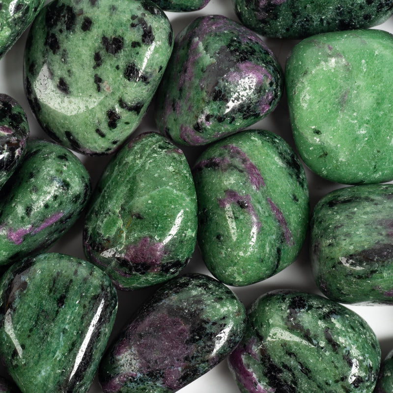 Ruby Zoisite Tumbled Crystal Tumbled Crystal Magic