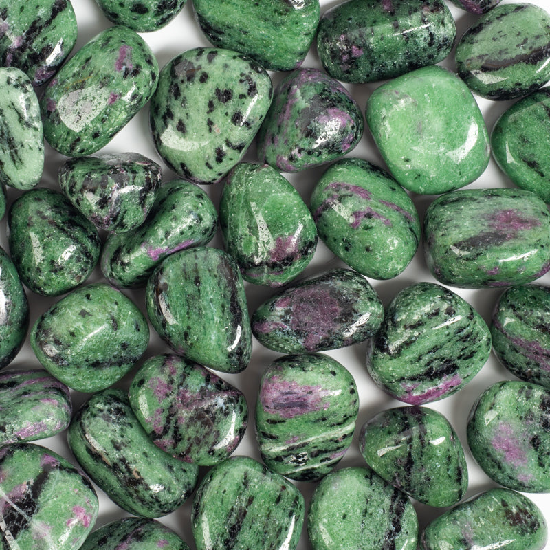 Ruby Zoisite Tumbled Crystal Tumbled Crystal Magic