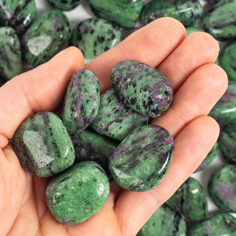 Ruby Zoisite Tumbled Crystal Tumbled Crystal Magic 2
