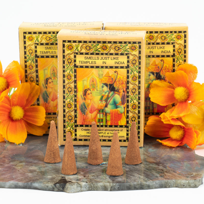 Song of India Temple Incense Incense Song of India Cones