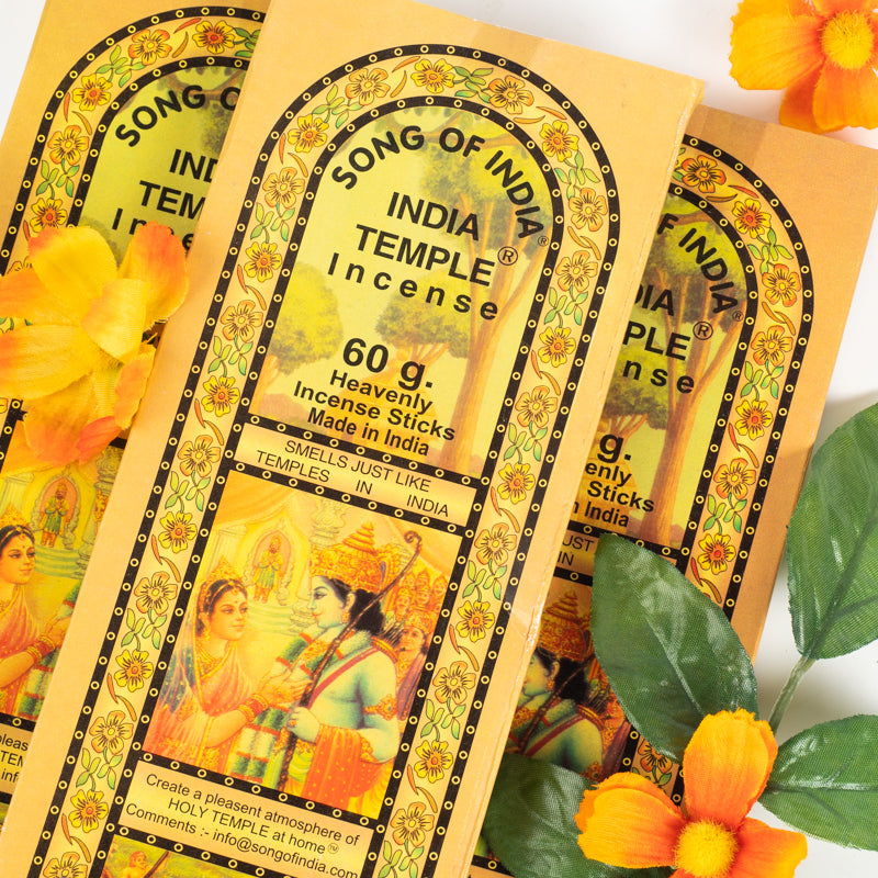 Song of India Temple Incense Incense Song of India 60g