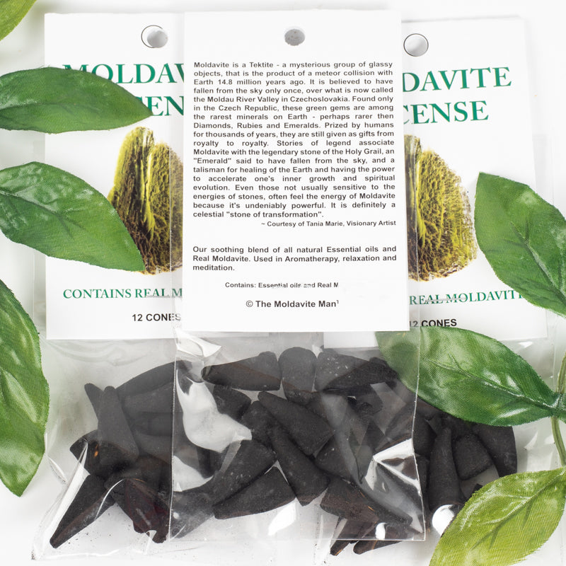 Moldavite Incense Cones Incense The Moldavite Man 