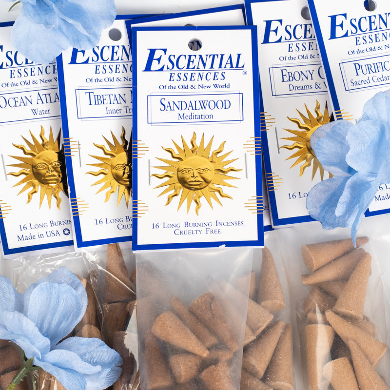 Escential Essences Incense Cones Incense Escential Essences Sandalwood