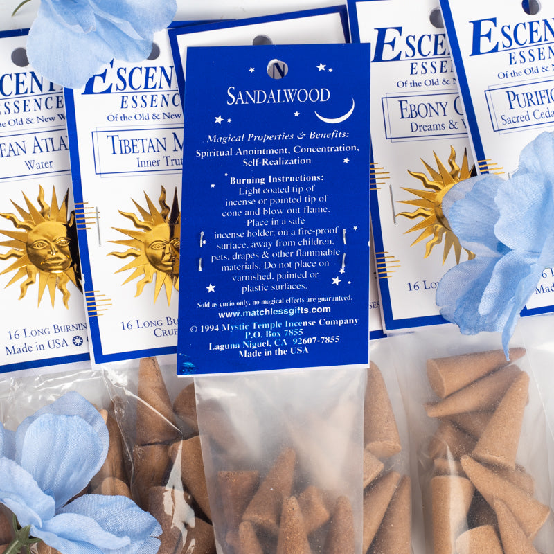Escential Essences Incense Cones Incense Escential Essences