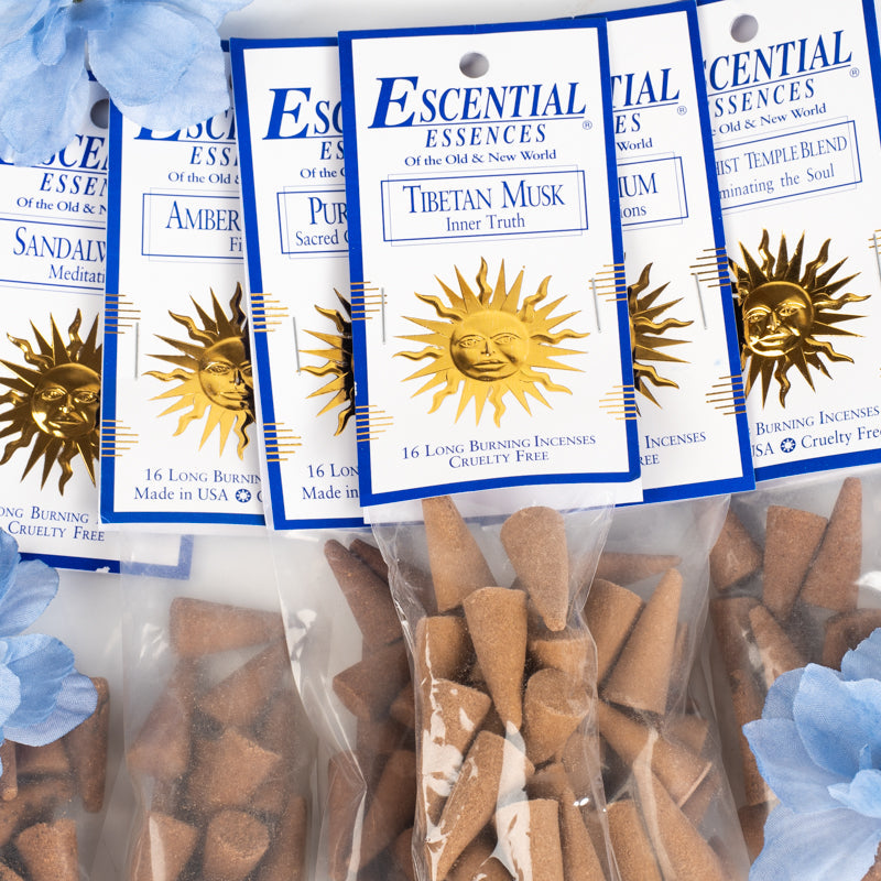 Escential Essences Incense Cones Incense Escential Essences Tibetan Musk
